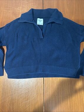Abercrombie & Fitch Navy Sweater